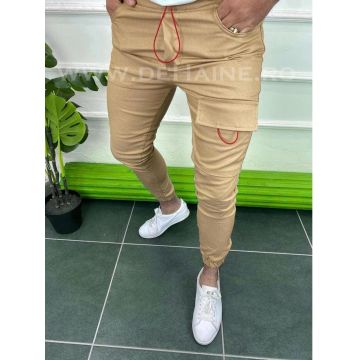 Pantaloni barbati camel casual B3627  16.4-1