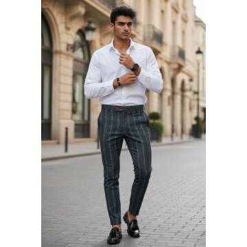 Pantaloni barbati eleganti 1086 D10-1