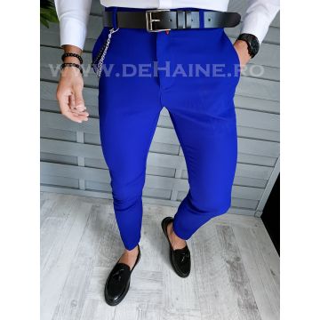 Pantaloni barbati eleganti albastri B1544 B13-1