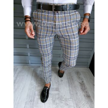 Pantaloni barbati eleganti in carouri B1787 B5-3.1/ E 127-2