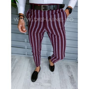 Pantaloni barbati eleganti violet B1556 21-4 / 18-4 E ~