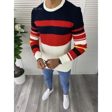Pulover barbati gros slim fit T3576   81-2 U2  2 / 38-4 E~