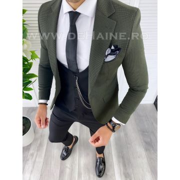 Sacou barbati in carouri  slim fit B5016  D4-5.1