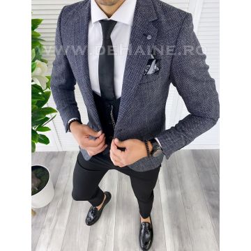 Sacou barbati slim fit B5013 5-1.2
