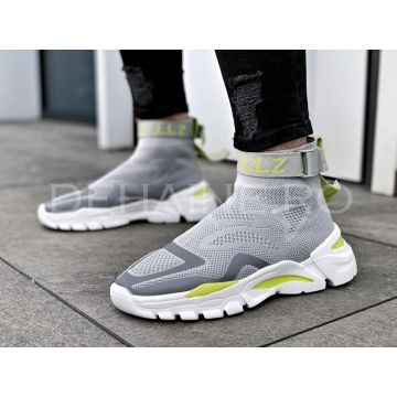 Sneakers barbati LZZ gri ZR A8592 N5-4