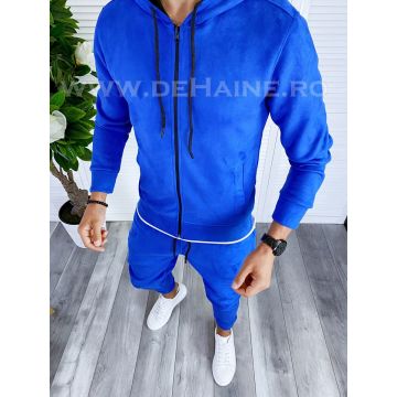 Trening barbati albastru pantaloni + hanorac B6115 D9-2