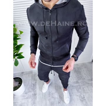 Trening barbati NEGRU pantaloni + hanorac  B3405 55-2