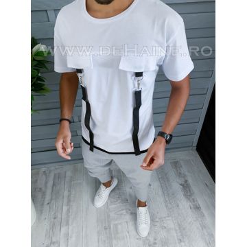 Tricou barbati alb slim fit Vagabond B1944  N1-5.3