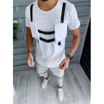 Tricou barbati alb slim fit Vagabond B1958 N5-4.1
