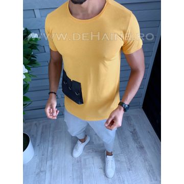 Tricou barbati galben slim fit Vagabond B1949 P8-4.2