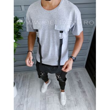 Tricou barbati gri slim fit Vagabond B1944  N5-4.2
