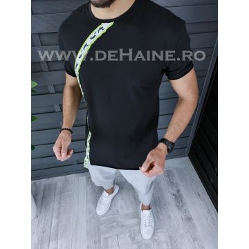 Tricou barbati negru PREMIUM slim fit ZR B1135  O1-3.1