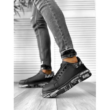 Adidasi barbati casual negri 6613 T14-3