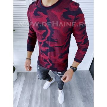 Bluza barbati grena slim fit T3705 1-6/X8-5