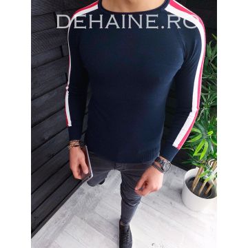 Bluza barbati slim fit bleumarin ZR 3653 Q-1