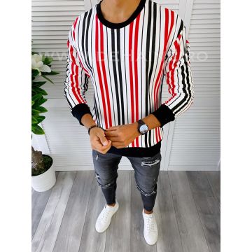 Bluza barbati slim fit  in dungi K352 18-4.1