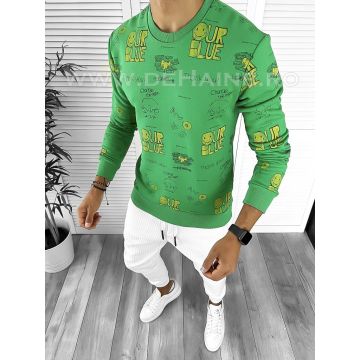 Bluza barbati verde slim fit K208 33-4