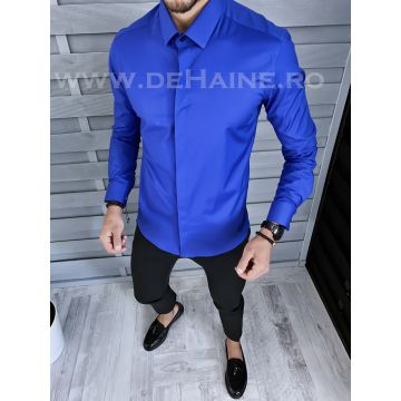 Camasa barbati bleumarin cu butoni slim fit B1326 62-3 E/ W13-3.1.2.3