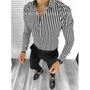 Camasa barbati cu dungi slim fit B3723 W13-5 W14-5*