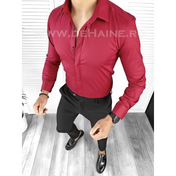 Camasa barbati grena slim fit B8413 61-2 E