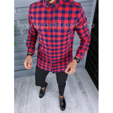 Camasa barbati in carouri slim fit B2131 13-4.1