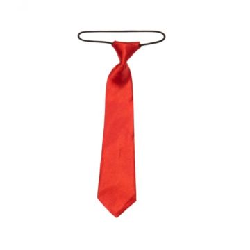 Cravata pentru copii Buticcochet Rosu din material sintetic 28 cm B7984 E