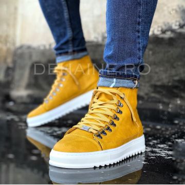 Ghete barbati casual galbeni ZR A6294 A2-4