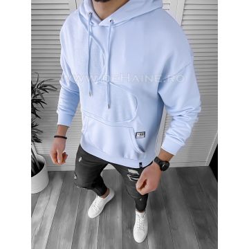 Hanorac barbati slim fit bleu K004 O3-4.1