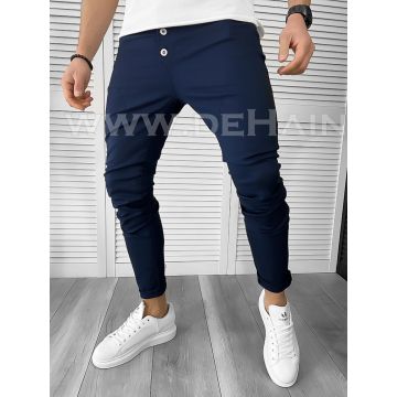 Pantaloni barbati casual bleumarin A8507 O1-3.1