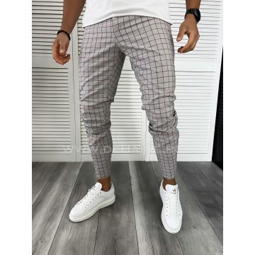 Pantaloni barbati casual in carouri B8013 P20-1.1