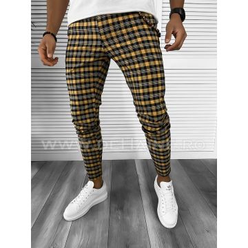 Pantaloni barbati casual in carouri B8017  49-4