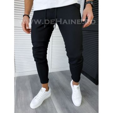 Pantaloni barbati casual negri B6307 B4-6.7.8