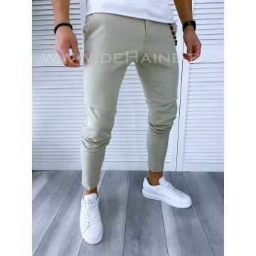 Pantaloni barbati casual regular fit bej B1743 S3