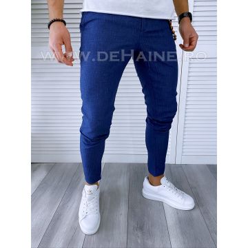 Pantaloni barbati casual regular fit bleumarin B1753 27-2 E~