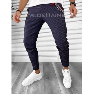 Pantaloni barbati casual regular fit bleumarin B7938 B15-3.3