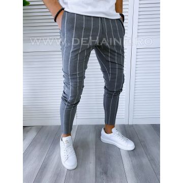 Pantaloni barbati casual regular fit gri B1644  U2
