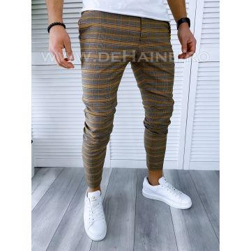 Pantaloni barbati casual regular fit in carouri B1740  N2-6