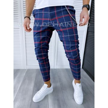 Pantaloni barbati casual regular fit in carouri B1748 P20-5.2