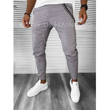 Pantaloni barbati casual regular fit in carouri B7839 11-5 E