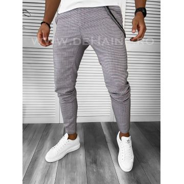 Pantaloni barbati casual regular fit in carouri B7839  B3-2.2