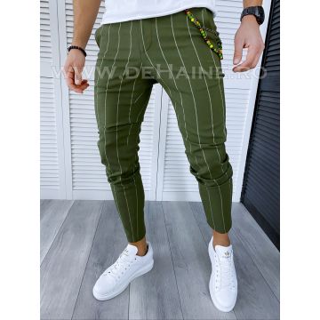 Pantaloni barbati casual regular fit kaki B1798 B6-5.1 U2