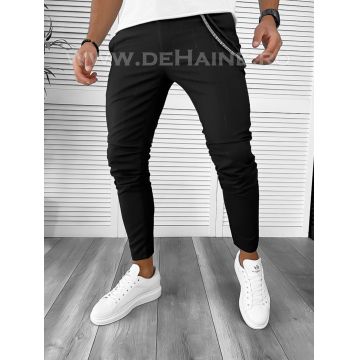 Pantaloni barbati casual regular fit negri B7879 D6-3.4