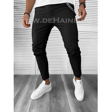 Pantaloni barbati casual regular fit negri B7879 P20-3.2