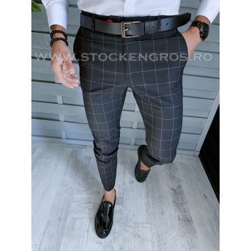 Pantaloni barbati eleganti in carouri B1548   P19-5.3