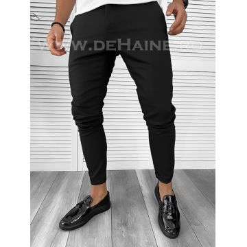 Pantaloni barbati eleganti negri B1734 D5