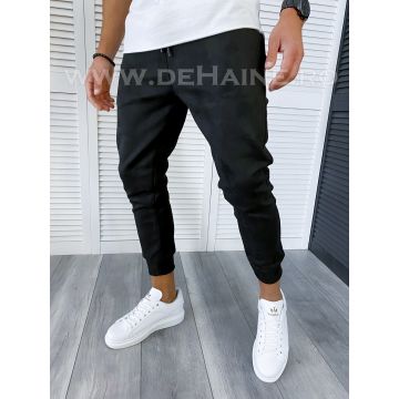 Pantaloni de trening slim fit negri B6236 P18-6.2