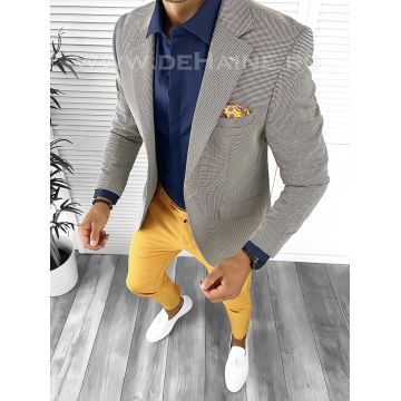 Tinuta barbati smart casual Pantaloni + Camasa + Sacou B8554
