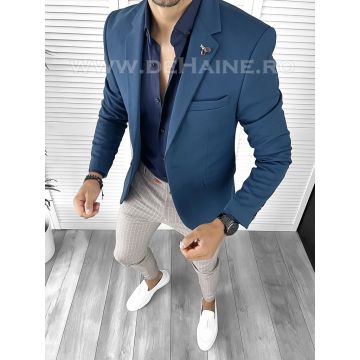 Tinuta barbati smart casual Pantaloni + Camasa + Sacou B8849