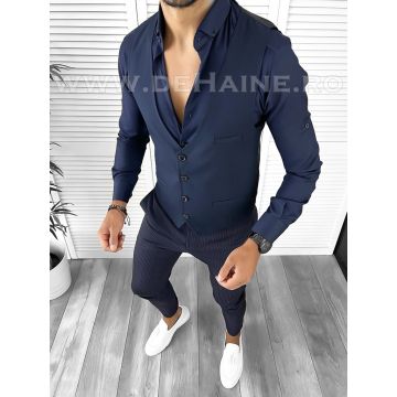 Tinuta barbati smart casual Pantaloni + Camasa+Vesta  B9136