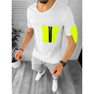 Tricou barbati alb slim fit Vagabond B1943 N5-3.1
